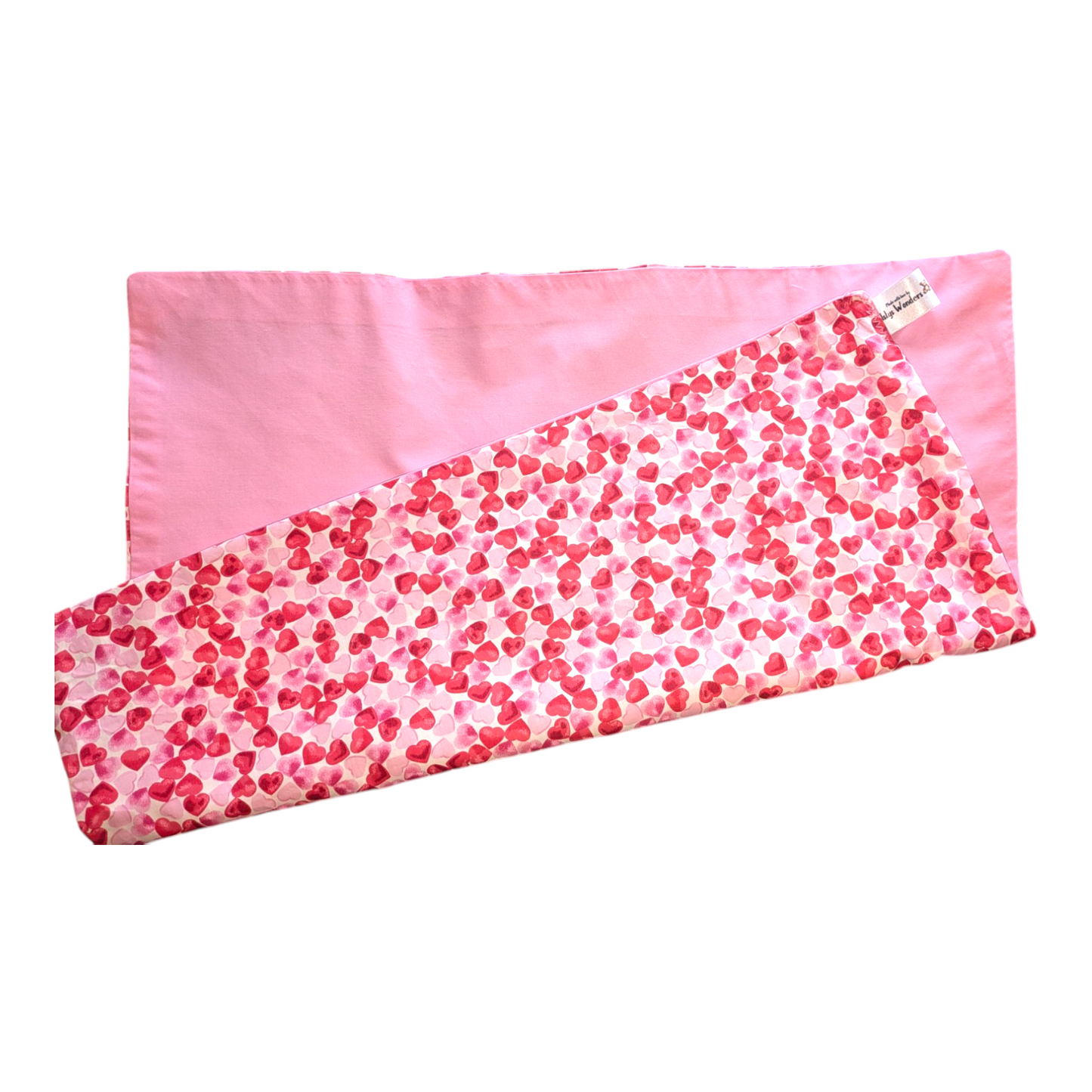 Handmade Hearts Personalised Baby Blanket
