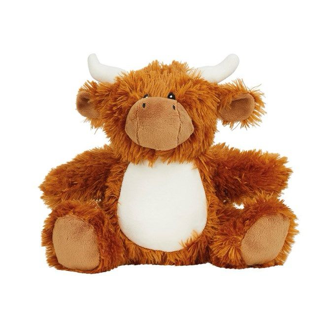 Personalised Highland Cow Gift Bear