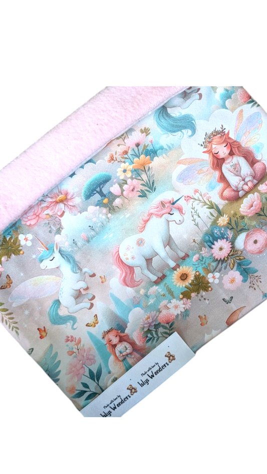 Magical Unicorn Baby Child Personalised Blanket