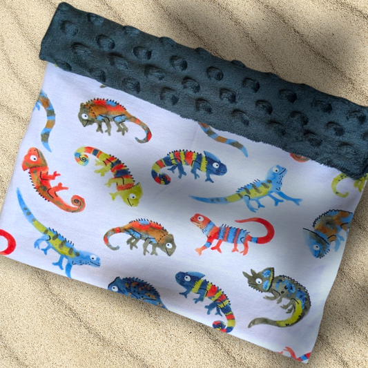 Chameleon Baby/Child Handmade Personalised Blanket